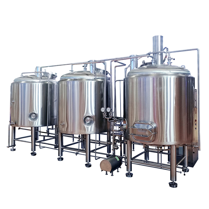 2 vessels 3 vessels Stainless steel beer brewhouse brewery equipment ZXF